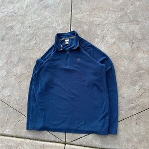Vintage Nike ACG Quarter Zip Fleece Pullover Blue Large